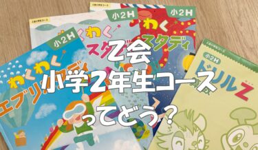 小２・Z会小学生コースってどう？ハイレベルって？料金は？考える基礎を身につける！